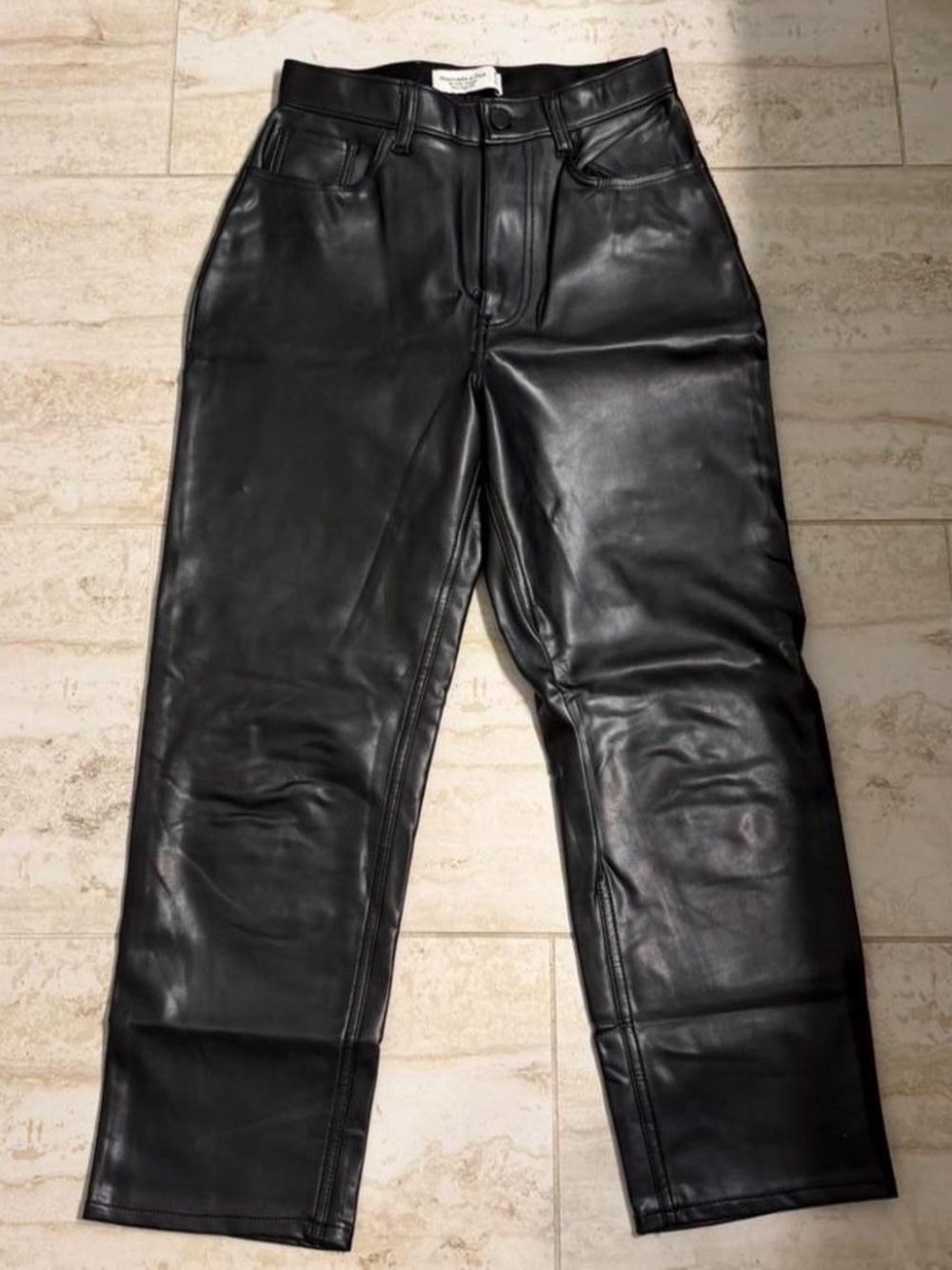 Black Leather Pants